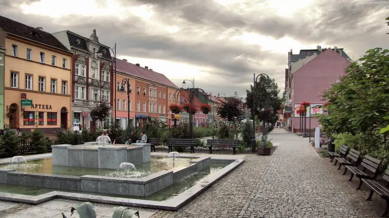 Panorama miasta w Nowej Soli